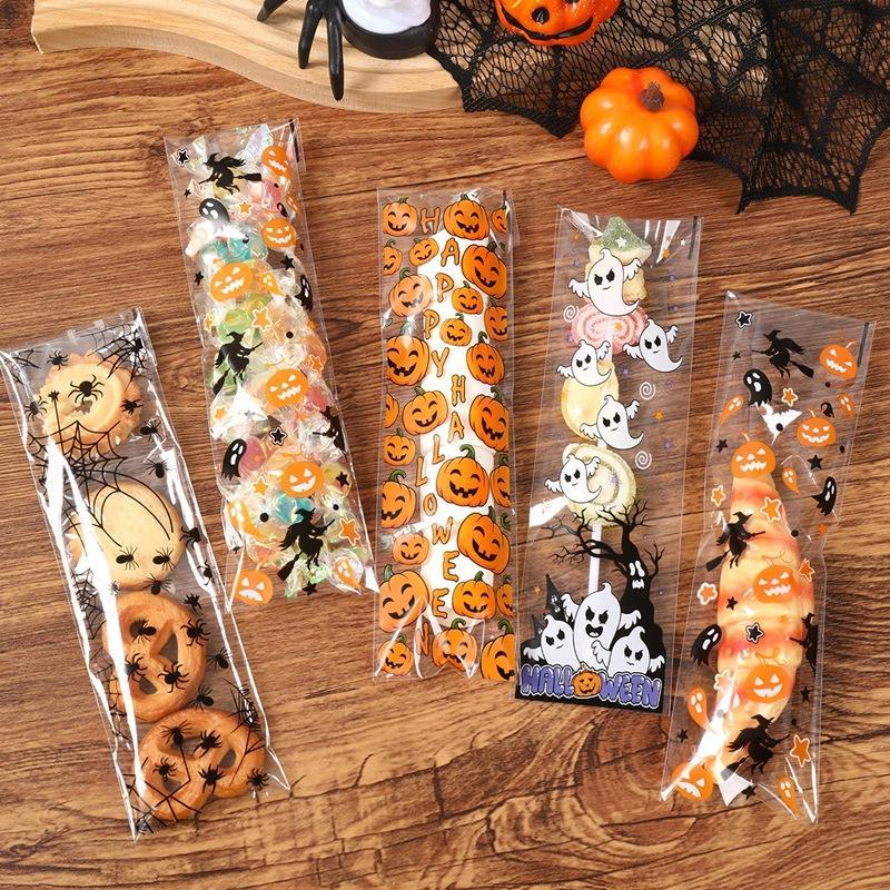 Food & Snacks Pdf - 50/100 szt. samoprzylepnych torebek na Halloween