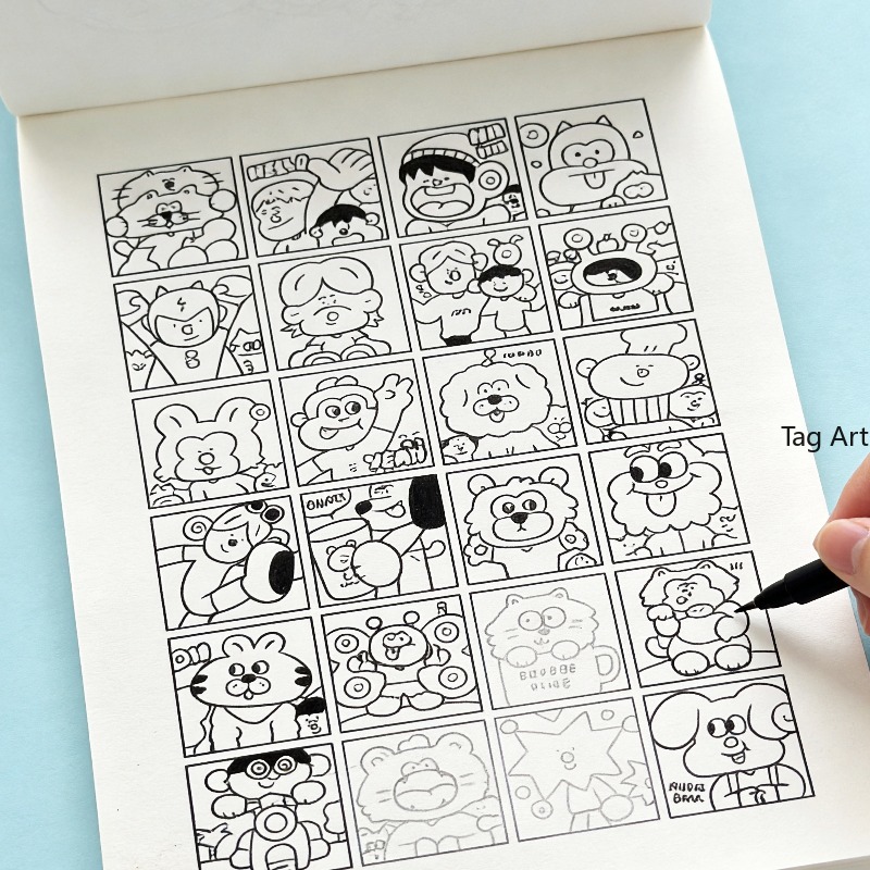 Książka z rysunkami do rysowan – Food And Snacks Coloring Book recenzja i cena