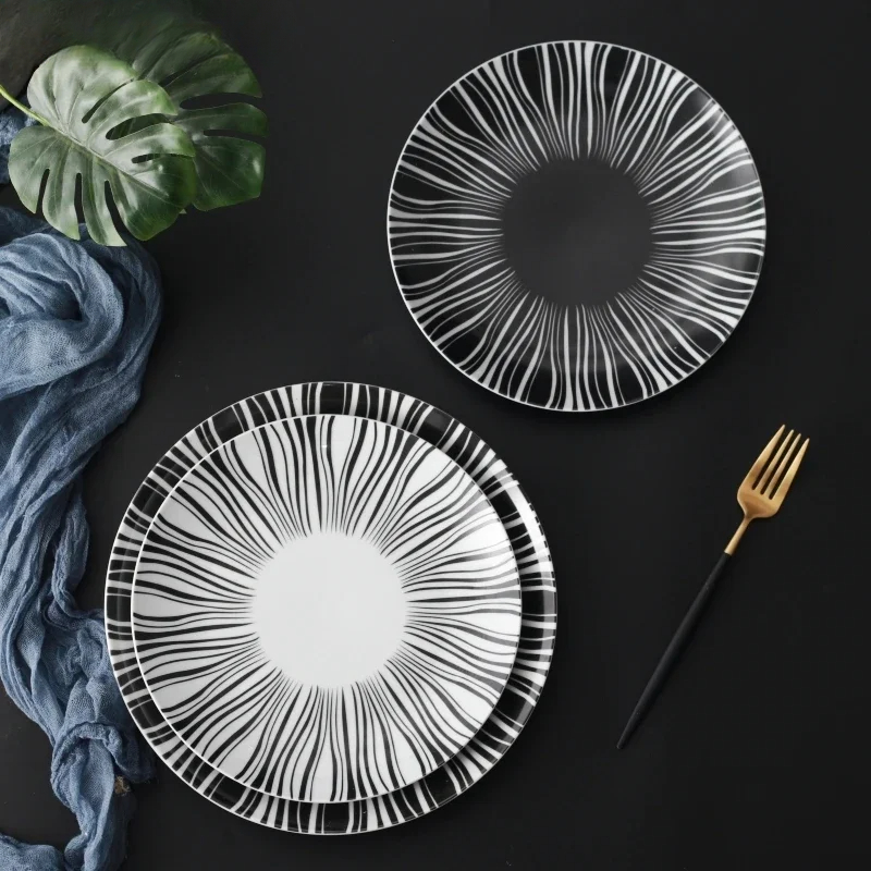 Ceramiczne czarne białe paski  – Food Good Snacks recenzja i cena