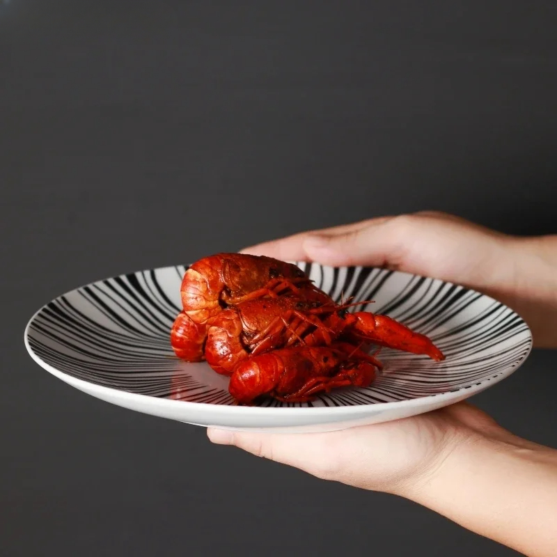 Ceramiczne czarne białe paski  – Food Good Snacks recenzja i cena
