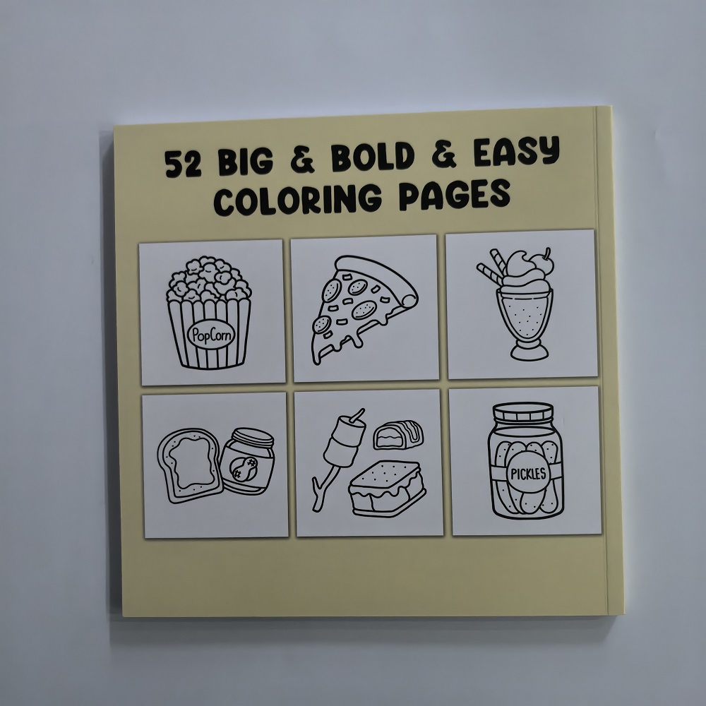 Książka do kolorowania dla dor – Food And Snacks Coloring Book recenzja i cena
