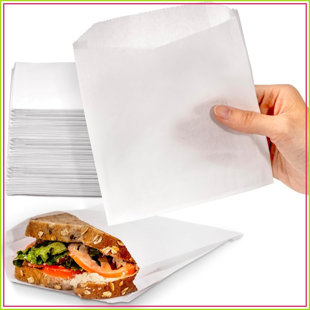 200 sztuk papierowych torebek  – Food Snacks Images recenzja i cena