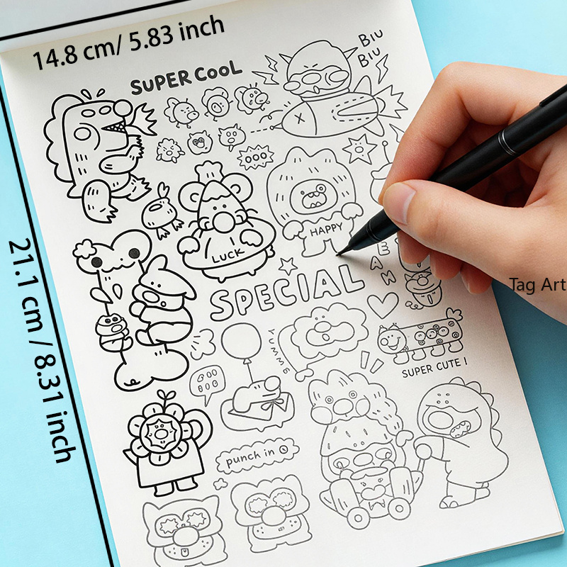Książka z rysunkami do rysowan – Food And Snacks Coloring Book recenzja i cena
