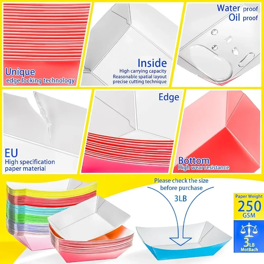 100 sztuk jednorazowych papier – Food Snacks Images recenzja i cena