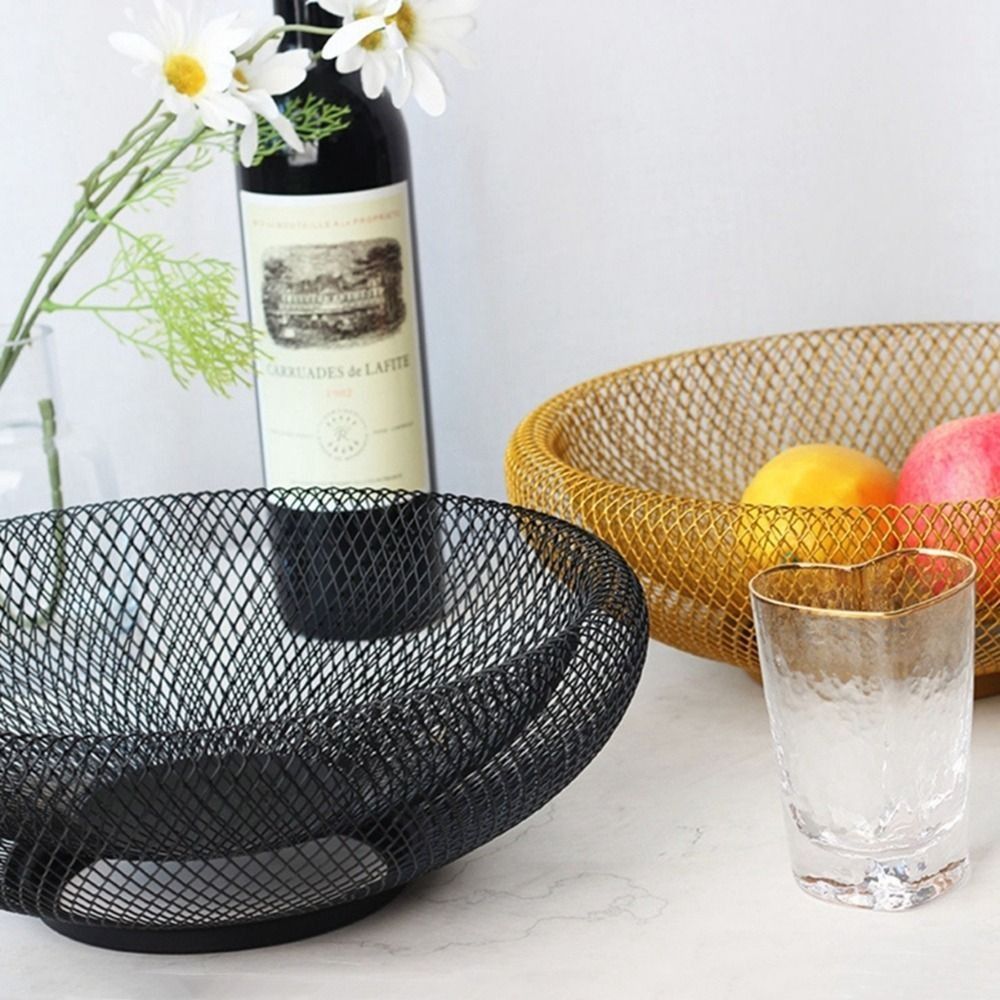 Czarno-złoty koszyk na owoce z – Food Snacks With Iron recenzja i cena