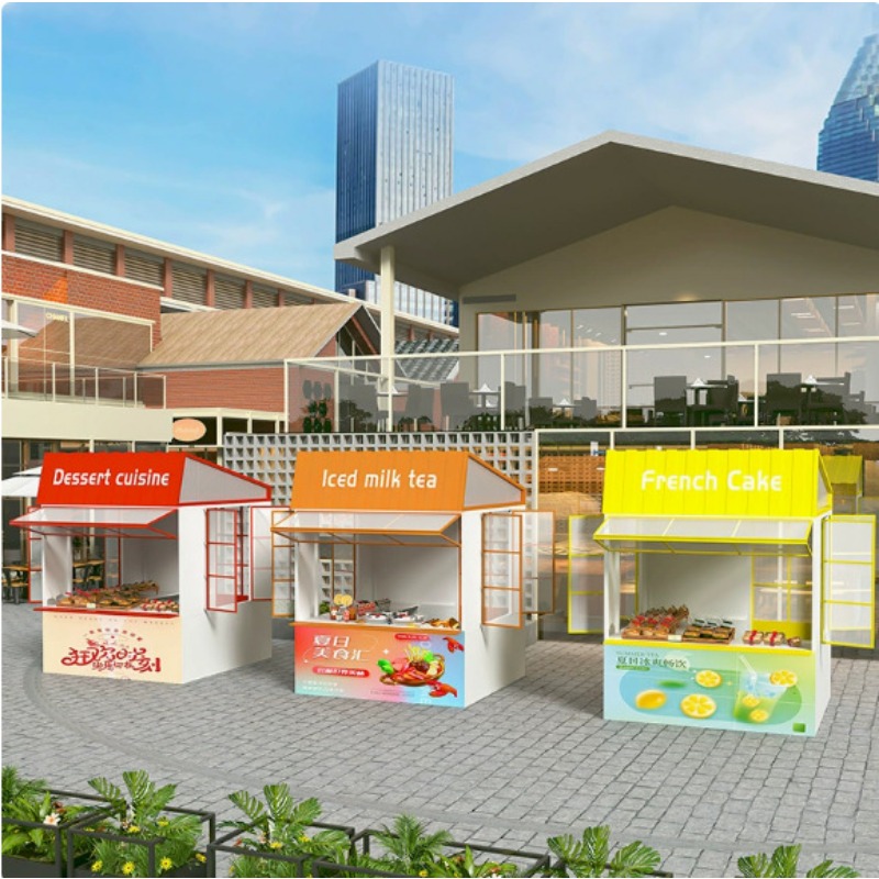 Mobilny stojak wystawowy na ze – Food Good Snacks recenzja i cena