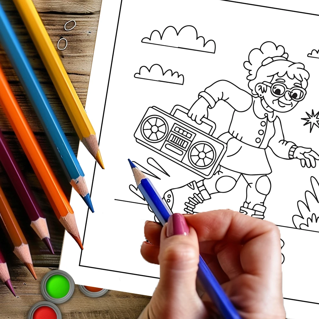 Kolorowanka dla dorosłych z mo – Food And Snacks Coloring Book recenzja i cena