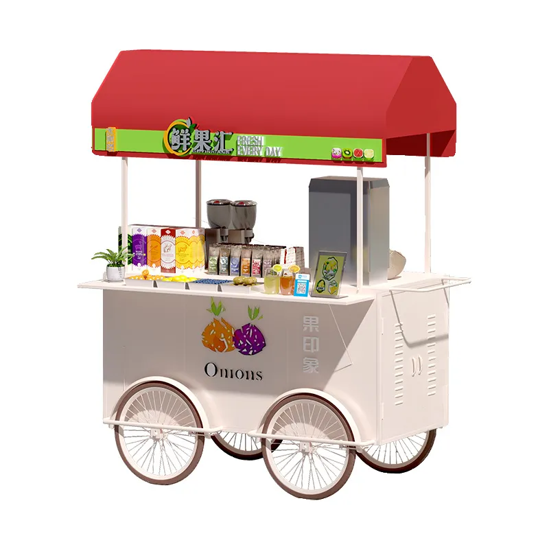 Przenośny wózek gastronomiczny – Food Snacks With Iron recenzja i cena