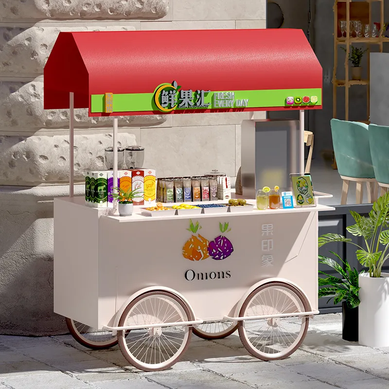 Przenośny wózek gastronomiczny – Food Snacks With Iron recenzja i cena