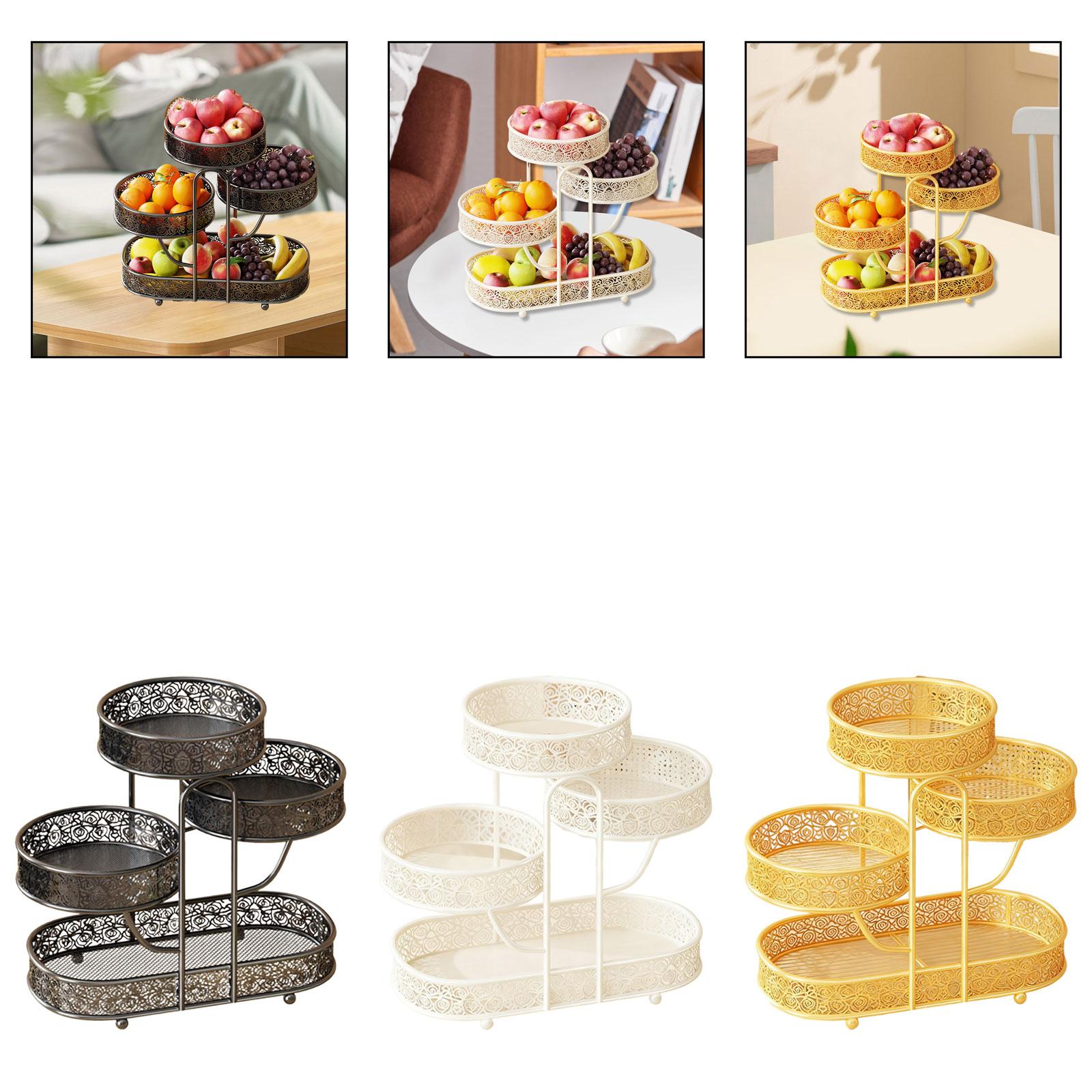Stojak na owoce na blat, 4-poz – Food Snacks With Iron recenzja i cena