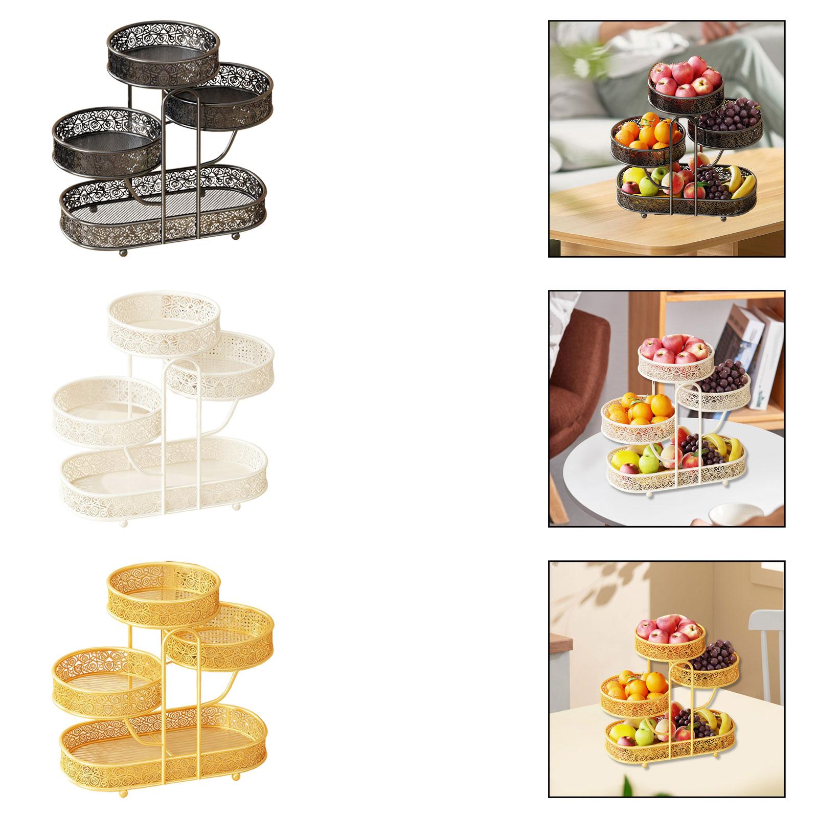 Stojak na owoce na blat, 4-poz – Food Snacks With Iron recenzja i cena