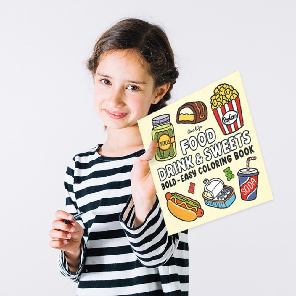 Kolorowanka dla dziewczynki, r – Food And Snacks Coloring Book recenzja i cena