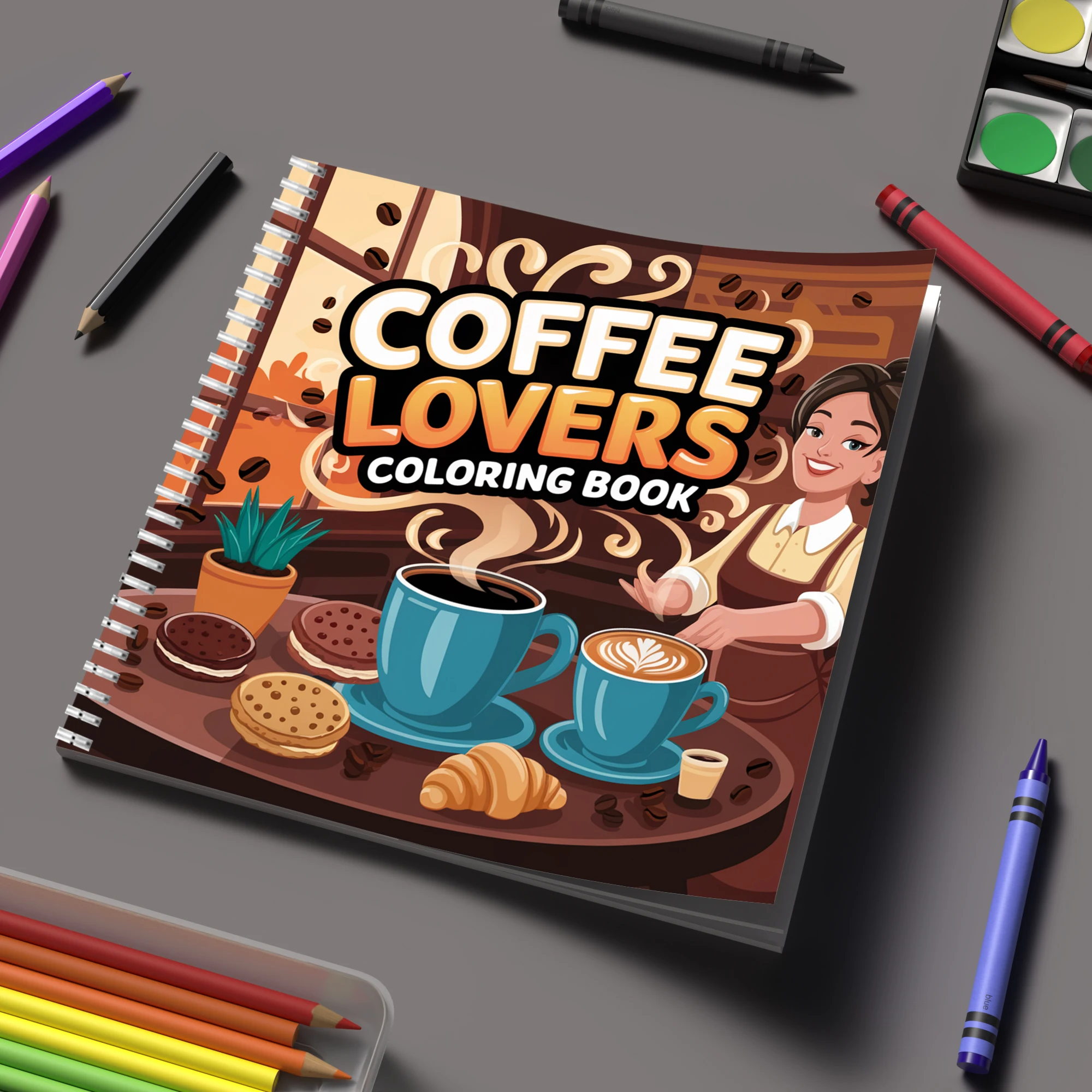 Książeczka do kolorowania dla  – Food And Snacks Coloring Book recenzja i cena