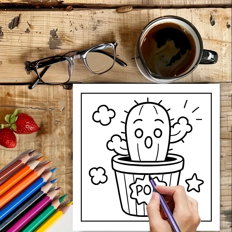 Książeczka do kolorowania dla  – Food And Snacks Coloring Book recenzja i cena