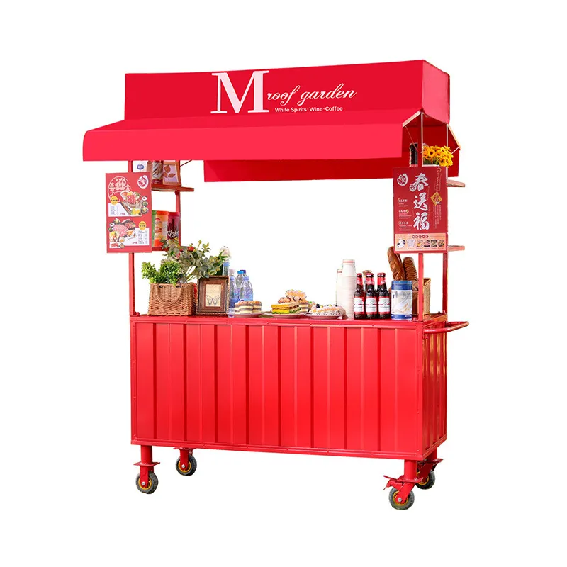 Wózek gastronomiczny z kutego  – Food Snacks With Iron recenzja i cena