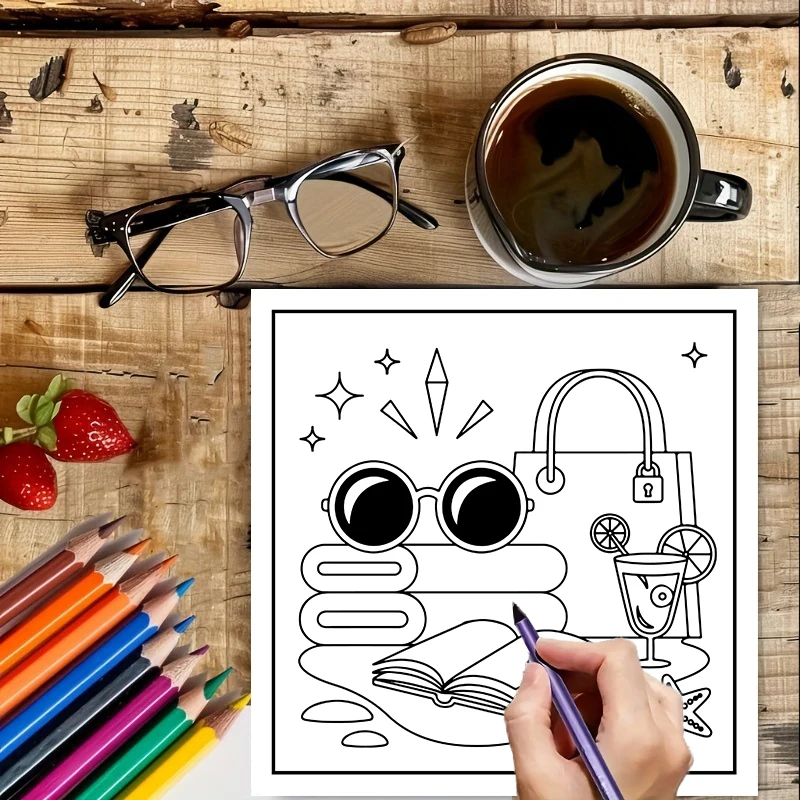 Książeczka do kolorowania Letn – Food And Snacks Coloring Book recenzja i cena